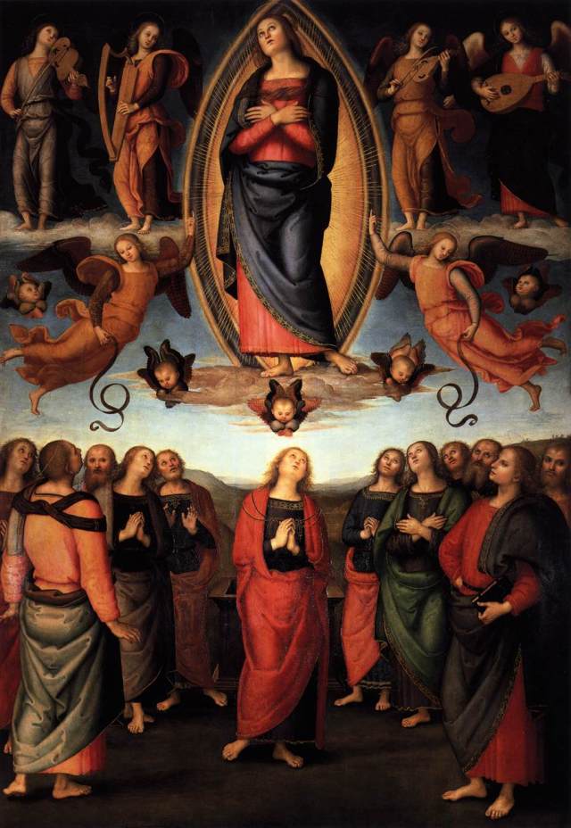 Assumption of the Virgin, PERUGINO, Pietro - c. 1506