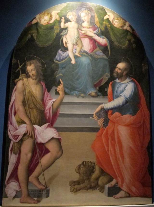 Virgin and Child with Sts John the Baptist and Mark - BETTI, Niccolò
