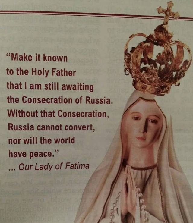 our lady of fatima warning
