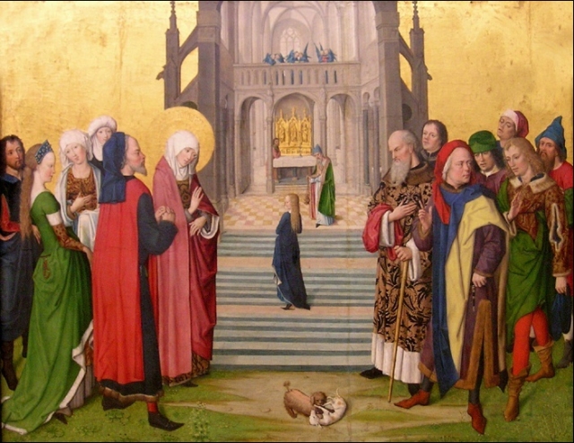 Presentation of Virgin Mary - Master of Wilten, 15th century