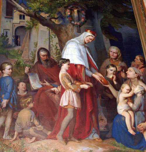 St. Wenceslas and his grandmother St. Ludmilla